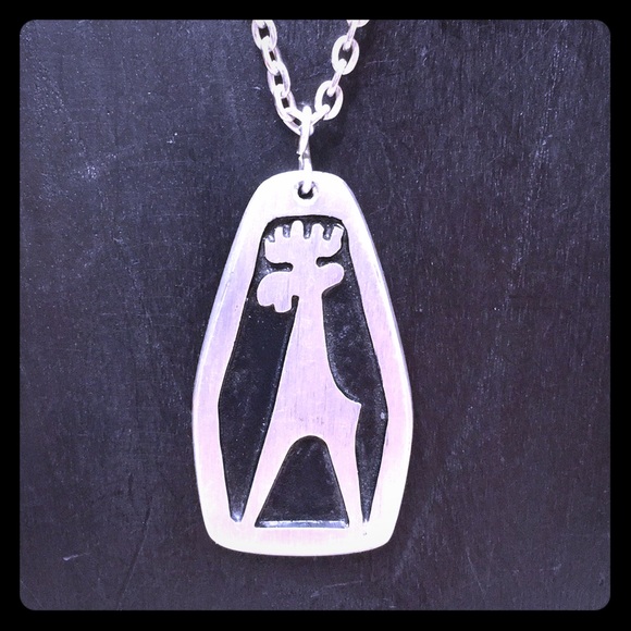 Modernist Pewter necklace TENN SWEDEN Else - Picture 3 of 12